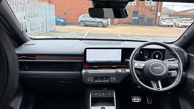 Hyundai KONA 1.6 Hybrid 129 N Line S 5dr DCT Hybrid Hatchback Black