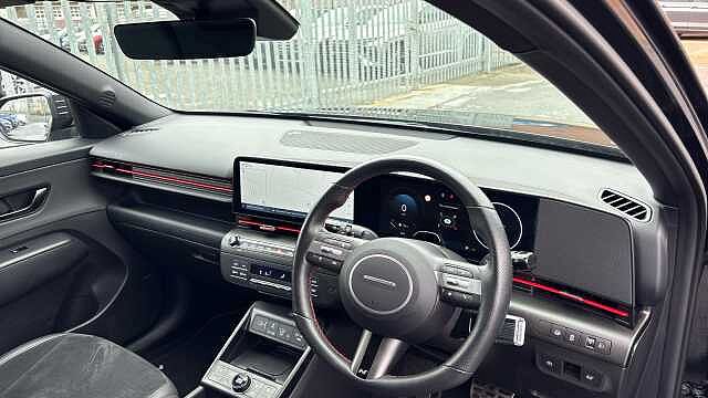 Hyundai KONA 1.6 Hybrid 129 N Line S 5dr DCT Hybrid Hatchback Black