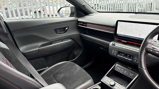 Hyundai KONA 1.6 Hybrid 129 N Line S 5dr DCT Hybrid Hatchback Black