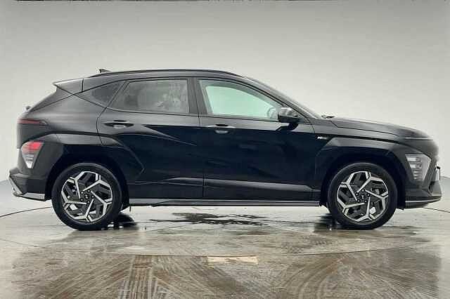 Hyundai KONA 1.6 Hybrid 129 N Line 5dr DCT Hybrid Hatchback Black