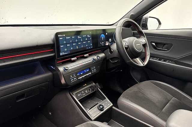 Hyundai KONA 1.6 Hybrid 129 N Line 5dr DCT Hybrid Hatchback Black