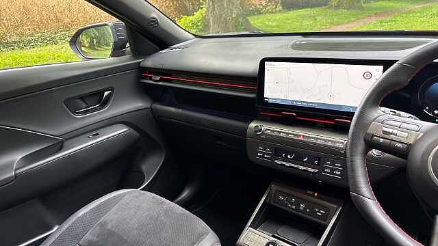 Hyundai KONA 1.6 Hybrid 129 N Line S 5dr DCT Hybrid Hatchback Red