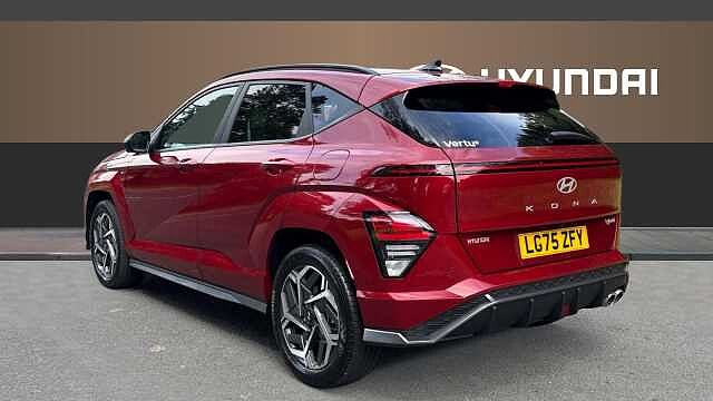 Hyundai KONA 1.6 Hybrid 129 N Line S 5dr DCT Hybrid Hatchback Red