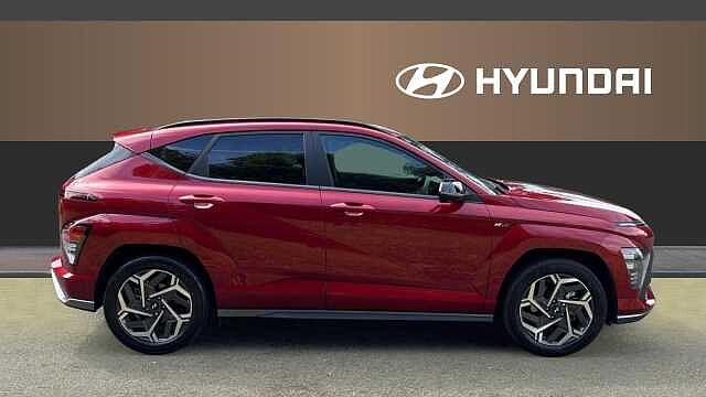 Hyundai KONA 1.6 Hybrid 129 N Line S 5dr DCT Hybrid Hatchback Red