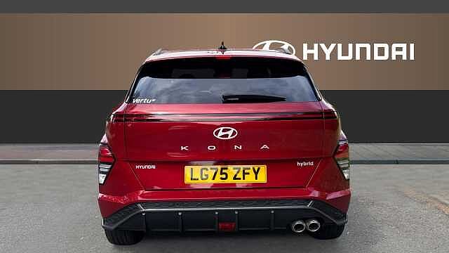 Hyundai KONA 1.6 Hybrid 129 N Line S 5dr DCT Hybrid Hatchback Red