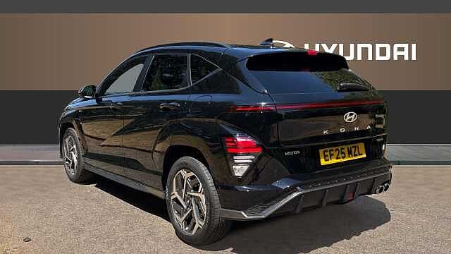 Hyundai KONA 1.6 Hybrid 129 N Line S 5dr DCT Hybrid Hatchback Black
