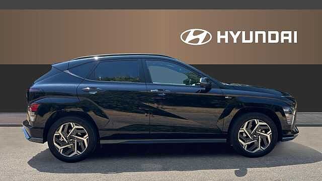 Hyundai KONA 1.6 Hybrid 129 N Line S 5dr DCT Hybrid Hatchback Black