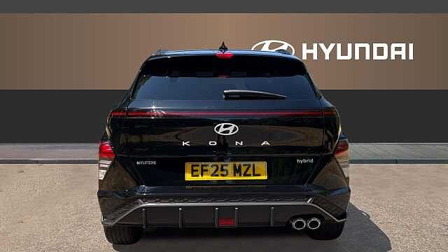 Hyundai KONA 1.6 Hybrid 129 N Line S 5dr DCT Hybrid Hatchback Black