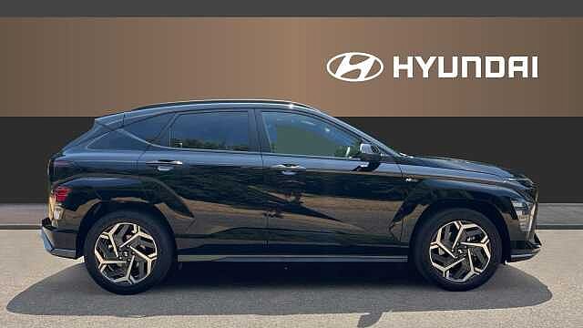 Hyundai KONA 1.6 Hybrid 129 N Line S 5dr DCT Hybrid Hatchback Black