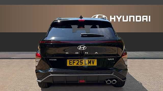 Hyundai KONA 1.6 Hybrid 129 N Line S 5dr DCT Hybrid Hatchback Black